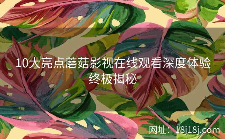 10大亮点蘑菇影视在线观看深度体验终极揭秘